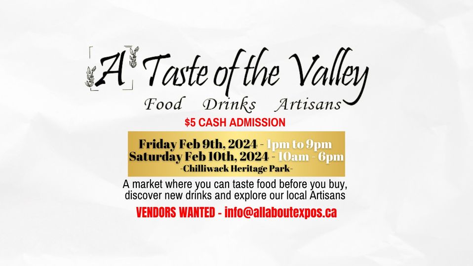 A Taste Of The Valley Fraser Valley