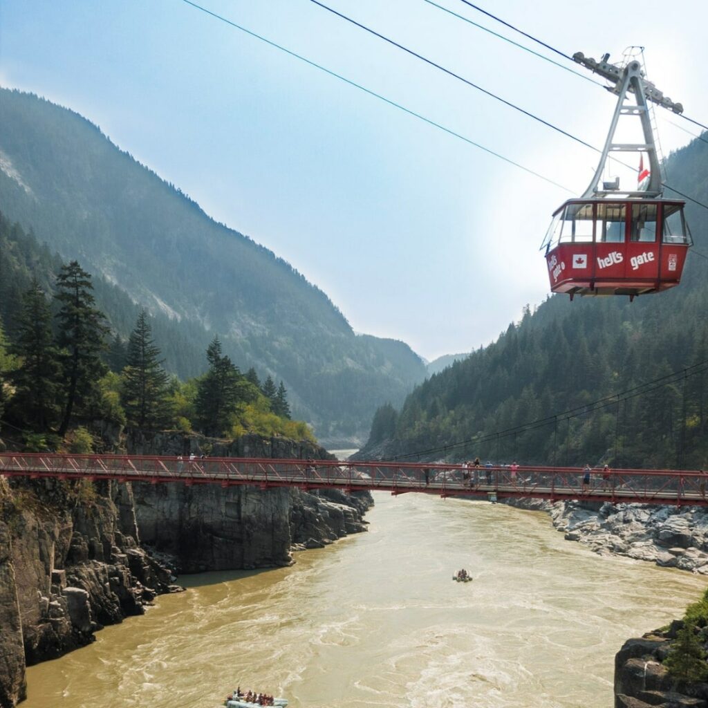 airtram over river