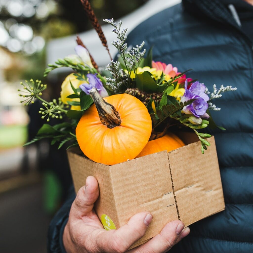 pumpkin display