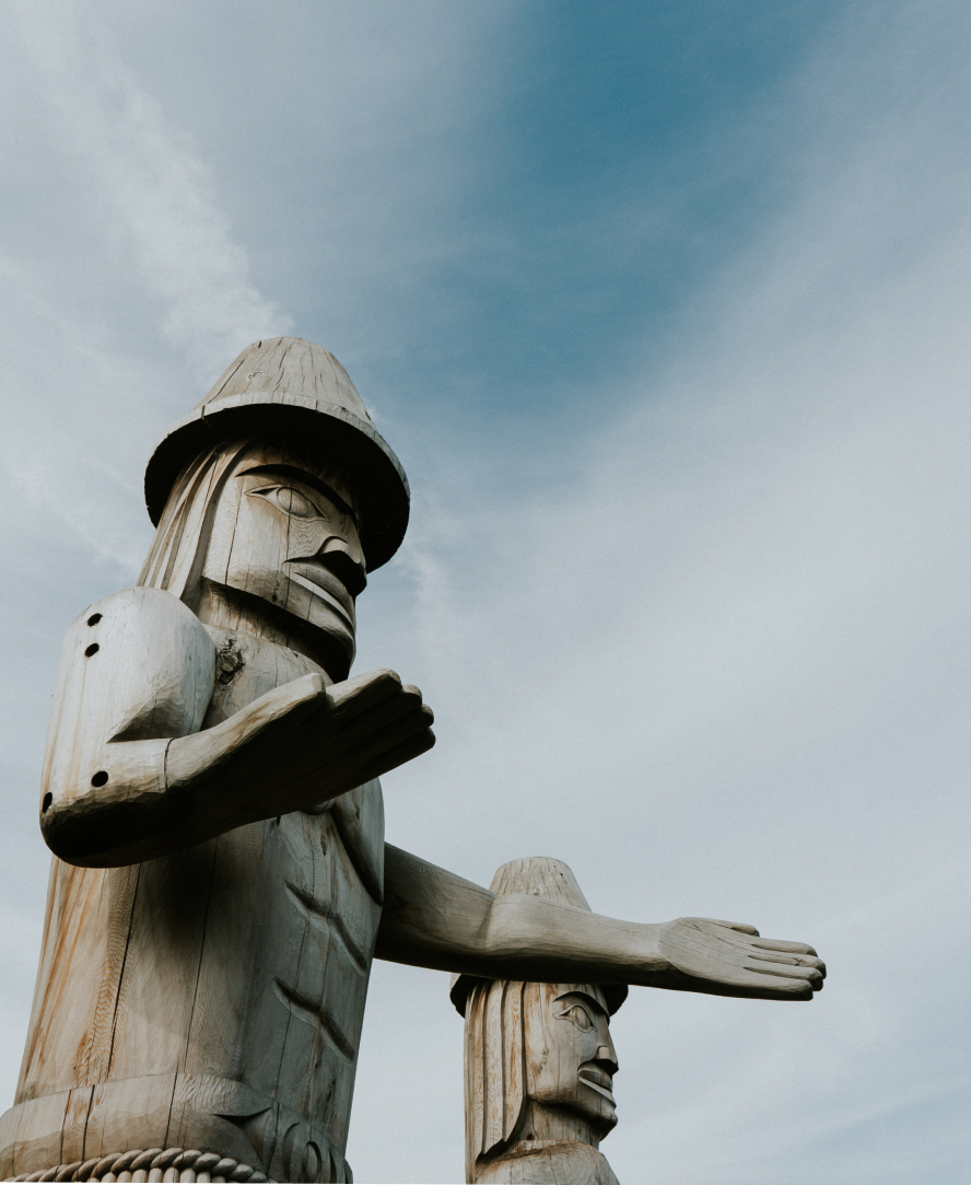 Chilliwack Wooden Totem Poles