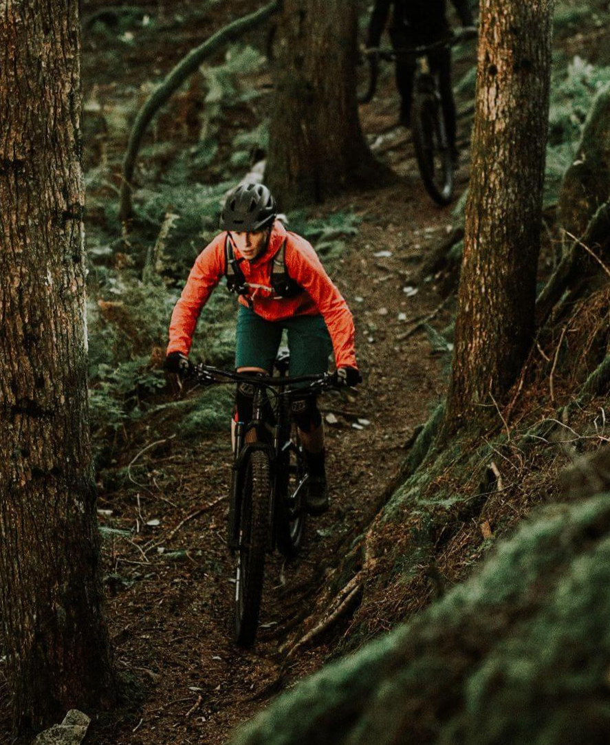 Female Mountain Biking