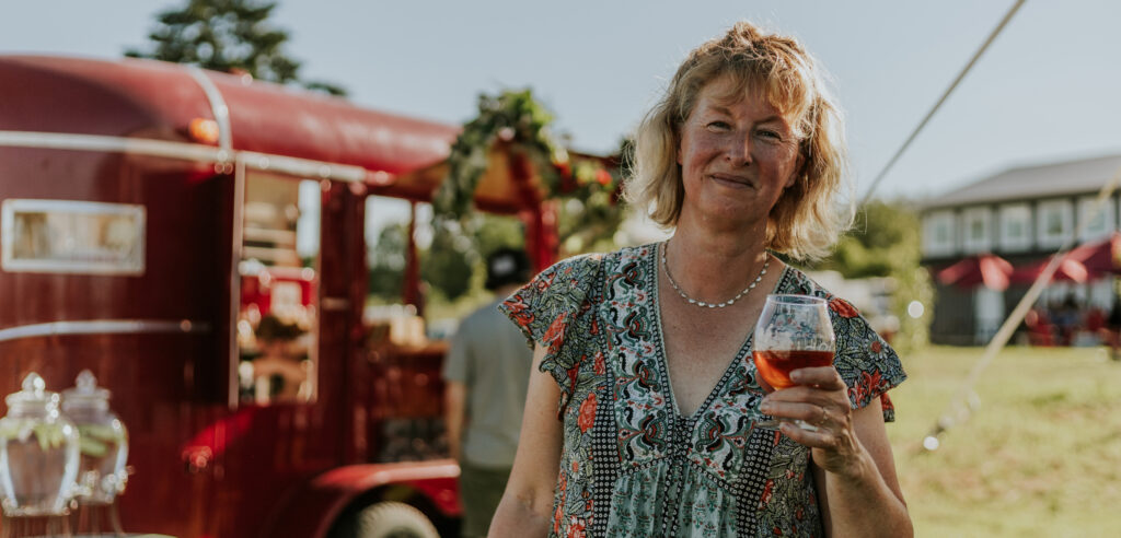 Langley Woman Enjoys Fraser Valley Cider